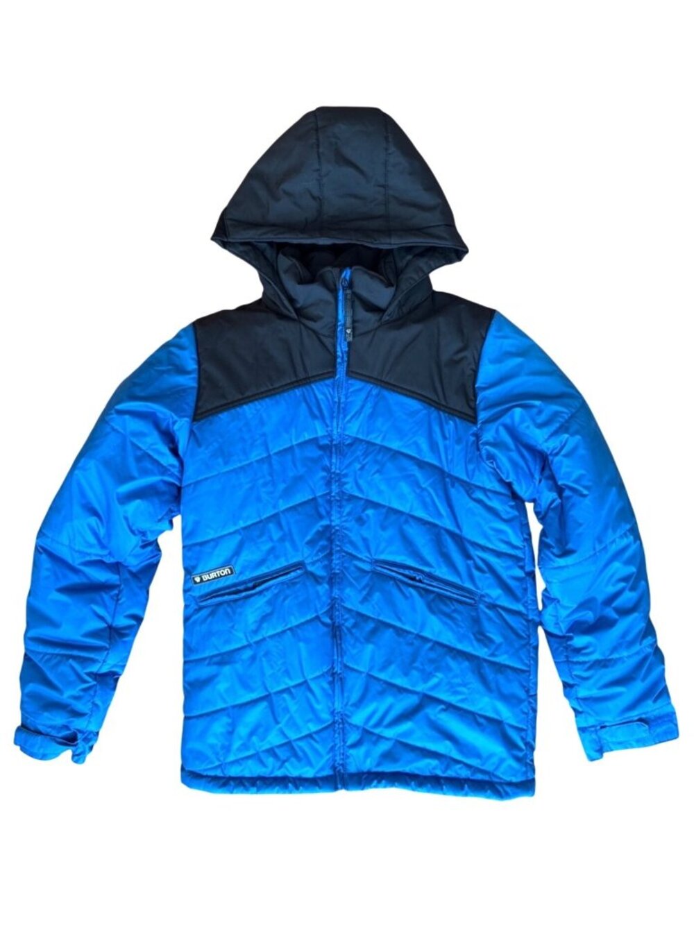 Burton Shaun White Snow Jacket Boy's L Hooded Winter Puffer Ski Outerwear